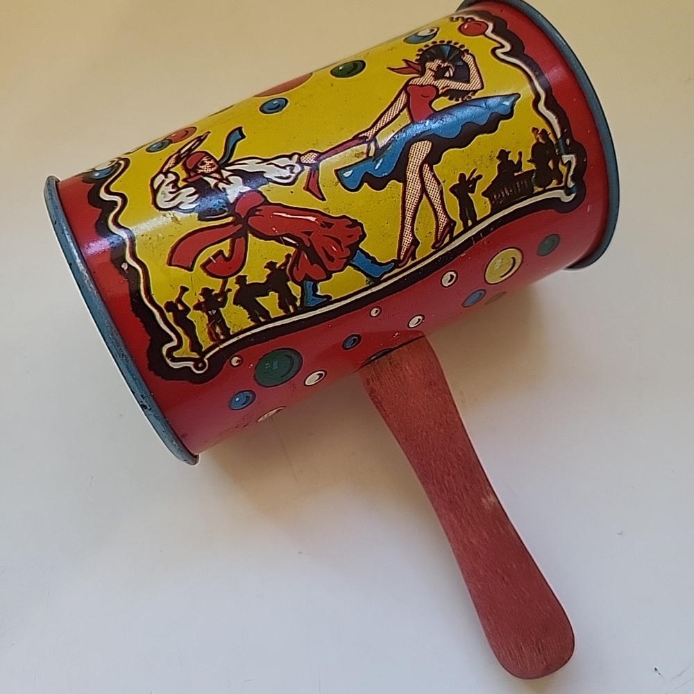 1950s Tin Litho Toy Kirchhof Noisemaker